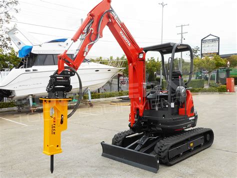 hydraulic hammer attachment for excavator